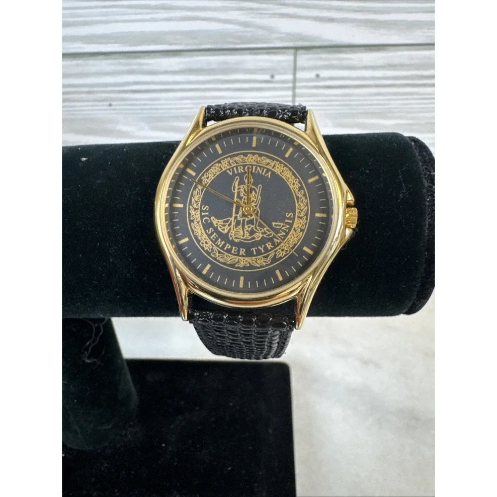A*belle Watch virginia sic semper tyrannis 40 years Vintage Need Batteries